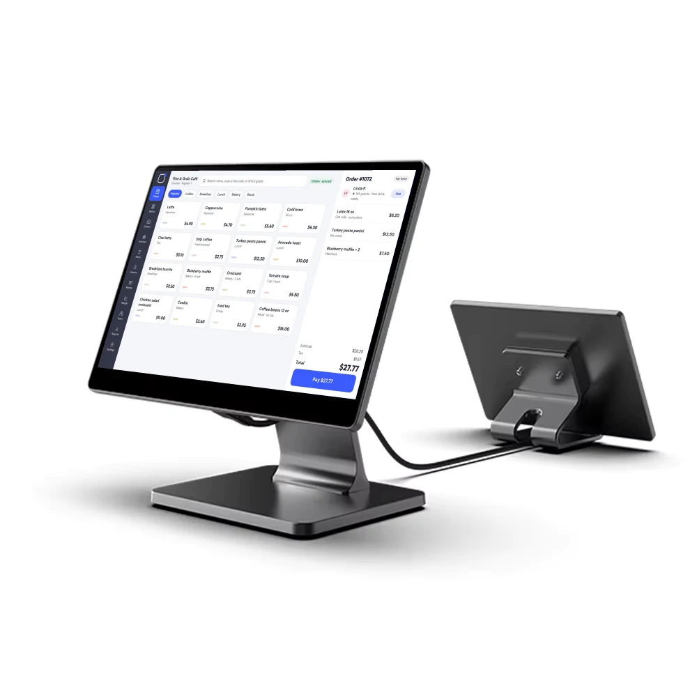 Customer display running Friendly POS