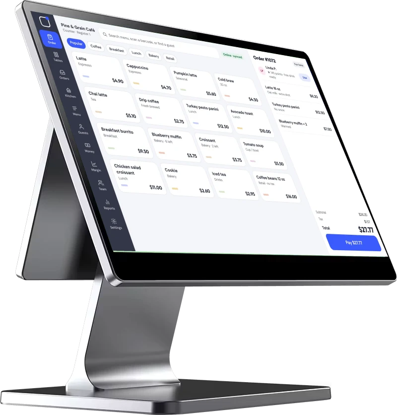 Register running Friendly POS